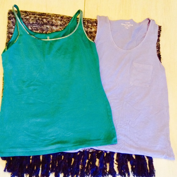J. Crew & NYCO Tops - CLEARANCE!!! Silver Lining Jet Set Blue Tanks
